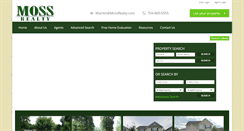 Desktop Screenshot of mossrealty.com